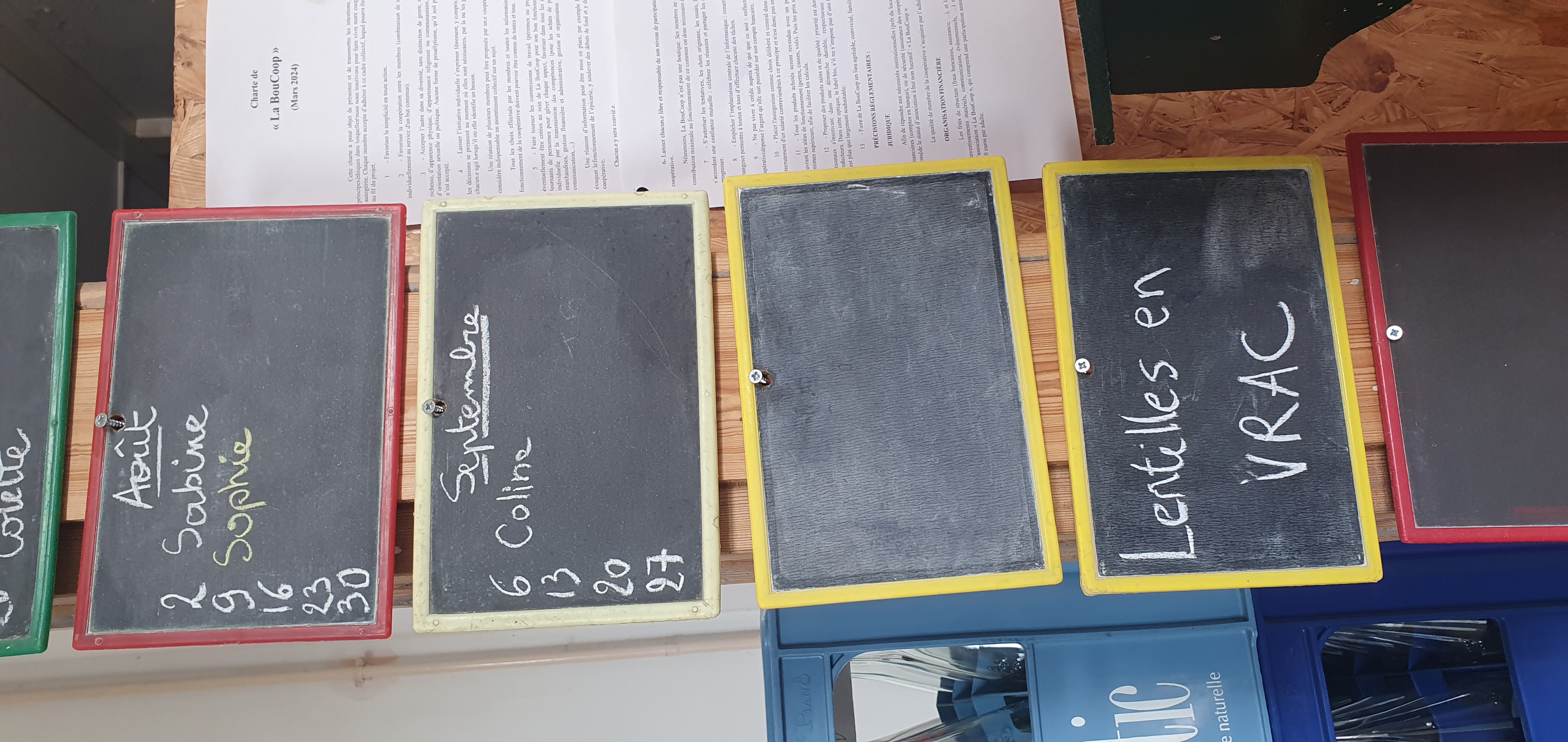Tableau horaire